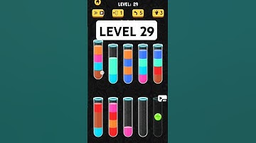 LEVEL 29 // WATER COLOR SORT 3D LEVEL 29 // COLOR WATER // WATER // COLOR // GAMEPLAY //GAMING#viral