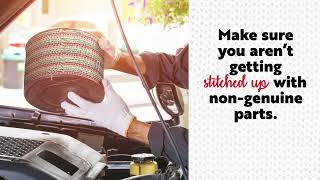 Getting your car serviced or repaired? Insist on genuine parts. Getting Your Car Serviced Or Repaired Insist On Genuine Parts