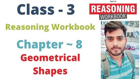 Class- 3 | Reasoning Olympiad Workbook |Chapter - 8 | Geometrical Shapes  | By - Sudhir Sir