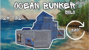 COMPACT & EFFICIENT OCEAN Solo BUNKER 24+ Rockets (Guide) / Rust Base Design