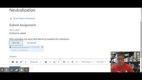 How to submit your assignment using dropboxes.