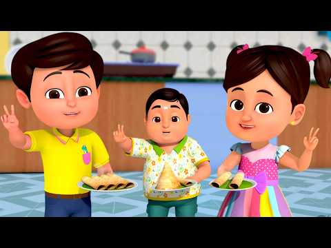 Mummy Ne Banaya Dosa | मम्मी ने बनाया डोसा + More Hindi Nursery Rhymes | Ding Dong Bells Kids