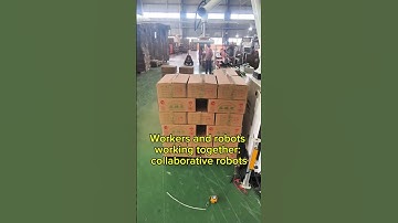 Workers and robots working together: collaborative robots #automation