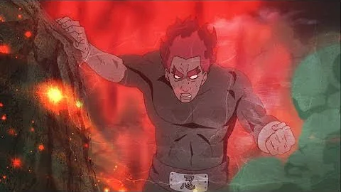 MIGHT GUY'S FULL POWER (Guy vs Madara)(English Sub...