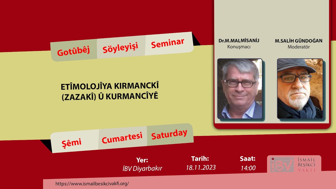 Etimolojîya Kırmanckî (Zazaki) û Kurmancîyê