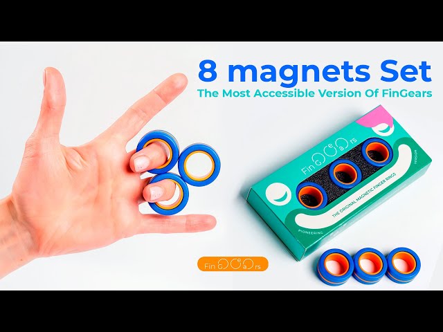 GetUSCart- MRTREUP 9PCS Magnetic Rings Fidget Toys for Adults Kids, Newest  Colorful Finger Rings Toy, Stress Relief Magnetic Spinner Ring, Anxiety  Relief Decompression, Birthday Halloween