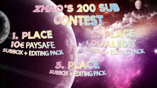 200 Sub's Editing Contest [CLOSED]