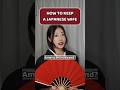 How To Keep A Japanese Wife | Relationship Tip