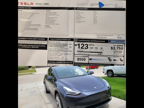 2022 Tesla Model Y ( Standard Range Austin Build 4680 Battery ) Overview 6/8/2022