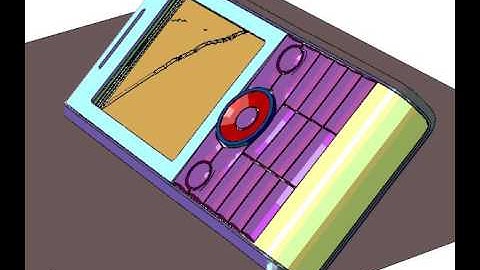 broken glass mobile phone drop test with Abaqus