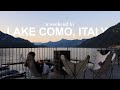 A weekend in lake como italy travel vlog