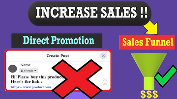 Increase Sales By Building Sales Funnel From Scratch (2021)