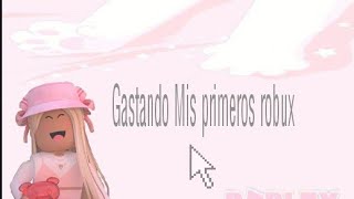 Gastando Mis Primeros Robux Youtube - mis primeros 200 robux