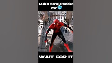 Coolest marvel transition ever 🥶 Wait for it #shorts #marvel #transition