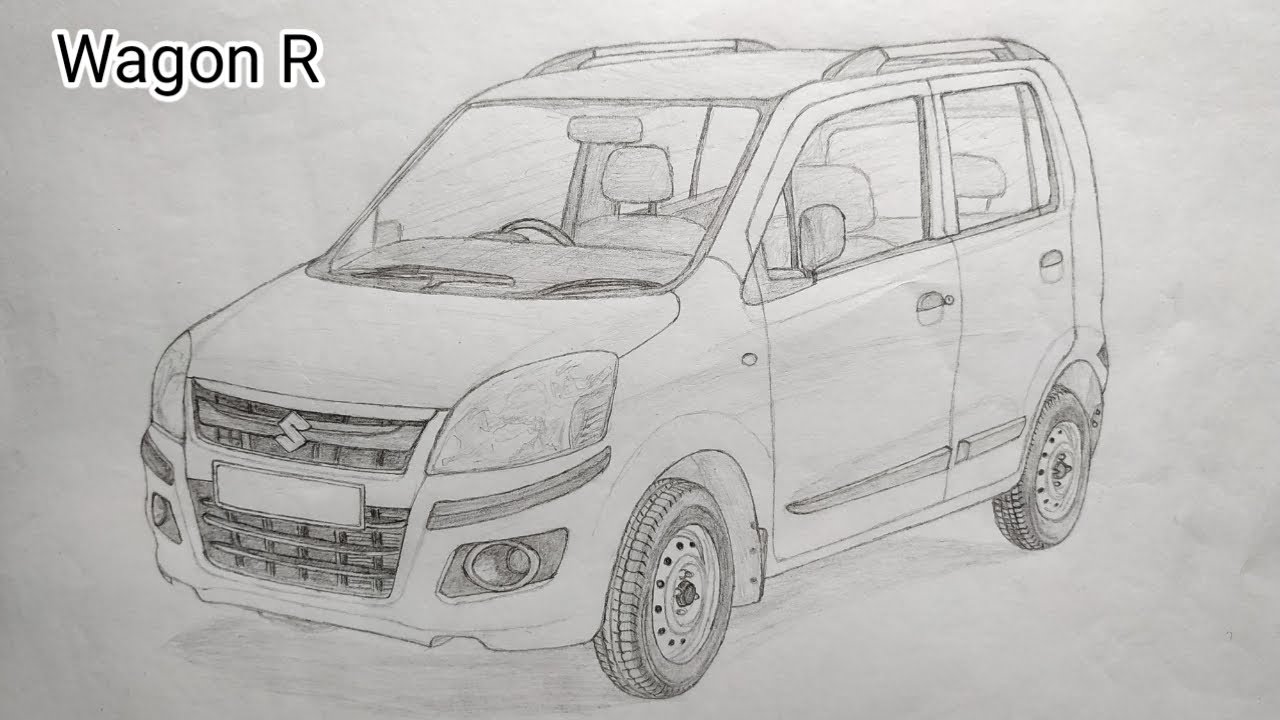 How To Draw Maruti Suzuki Alto 800  Car Drawing  Car Sketch  YouTube