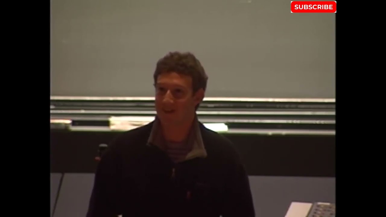 Watch Early Facebook Lecture by Mark Zuckerberg -7 December 2005