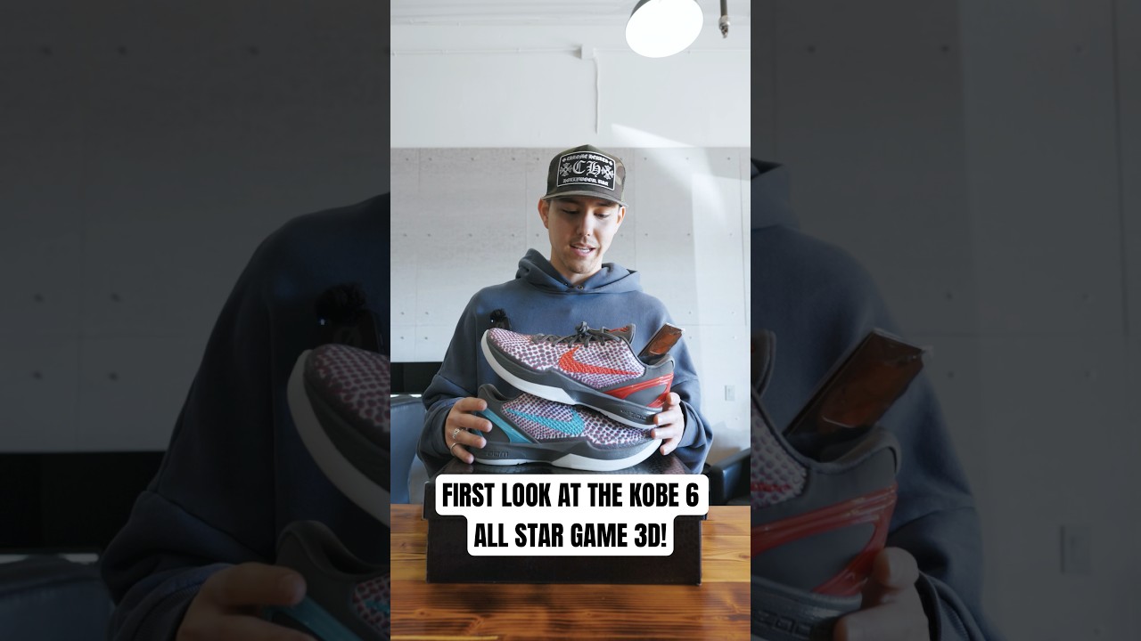 FIRST LOOK: Kobe 6 All Star Game Hollywood 3D 😍🔥 