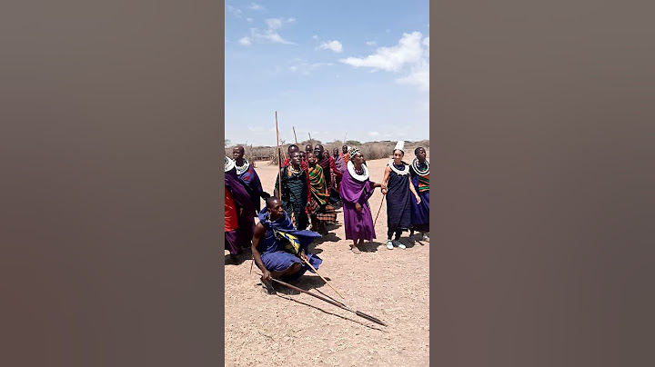 Watch Masai Dancing in Ngorongoro