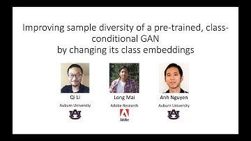 Improving sample diversity of a pre-trained, class-conditional GAN by changing its class embeddings