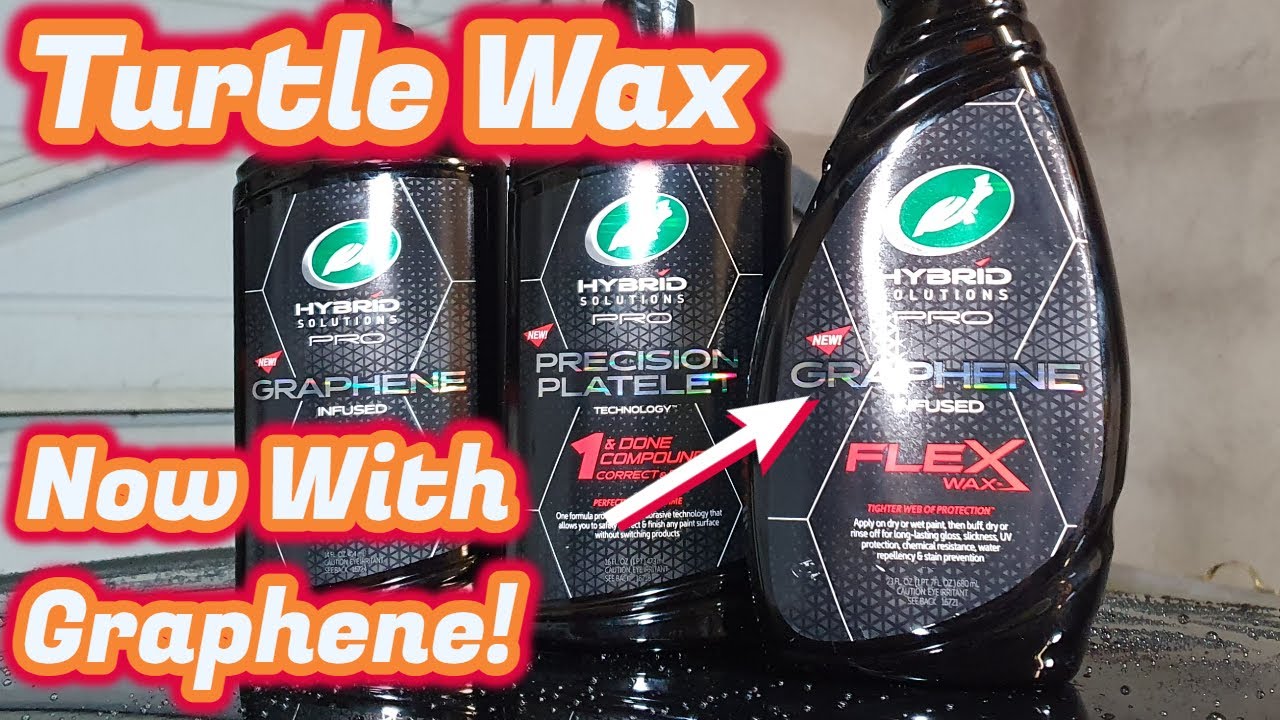 NEW!! How to use Turtle wax Flex wax Hybrid solutions Pro Graphene infused  - Review, Water test 