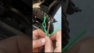 Motorcycle Chain Wire Trick