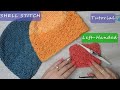 Crochet SHELL STITCH TUTORIAL / Left-Handed / Fun &amp; Beautiful Stitch