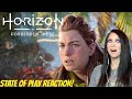 HORIZON FORBIDDEN WEST GAMEPLAY STATE OF PLAY REACTION