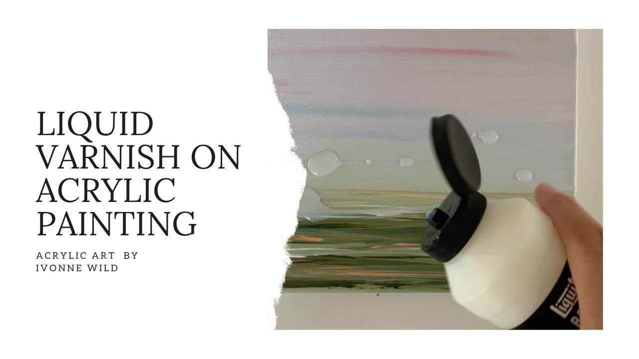 How I varnish my acrylic paintings art artist acrylicpainting 