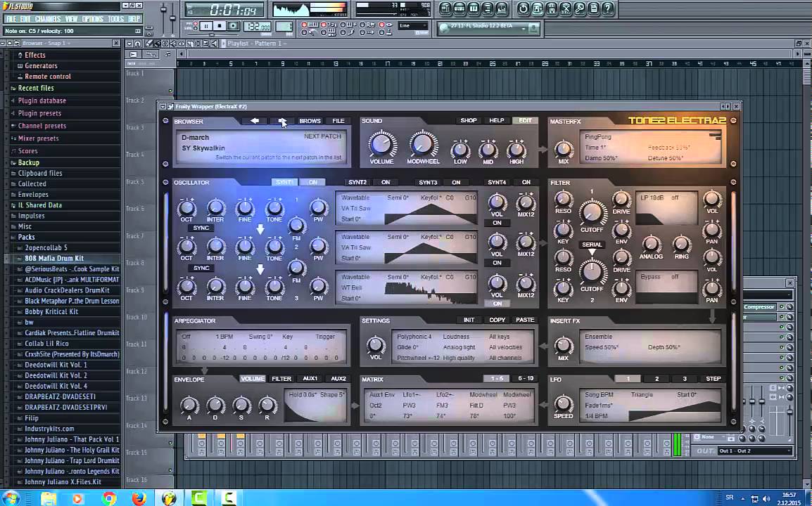 How to make 808 Mafia Type Beat on Fl Studio w/FLP - YouTube