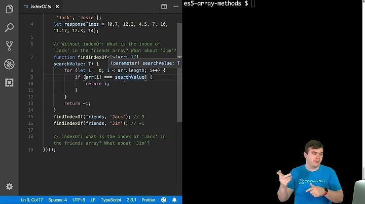 Using the JavaScript indexOf Array Method