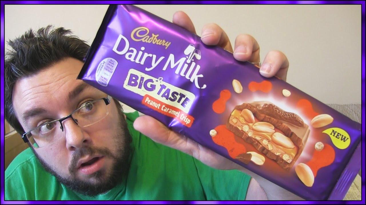 Cadbury Dariy Milk Big Taste Peanut Caramel Crisp Review YouTube