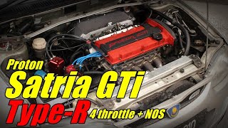 Satria GTi NOS + 4 throttle Type R