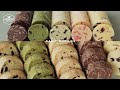 5가지 맛! 사브레 쿠키 만들기, 아이스박스 쿠키 : 5 flavors Sable Cookies (Icebox Cookies) Recipe | 4K | Cooking tree