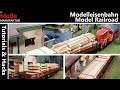 TUTORIAL Ladegut Schnittholz Echtholz für Rungen- Flach- Schwerlastwagen/ Modelleisenbahn H0 H0e N