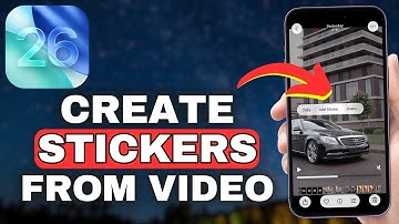 How to Create Sticker From Video On iPhone iOS 26
