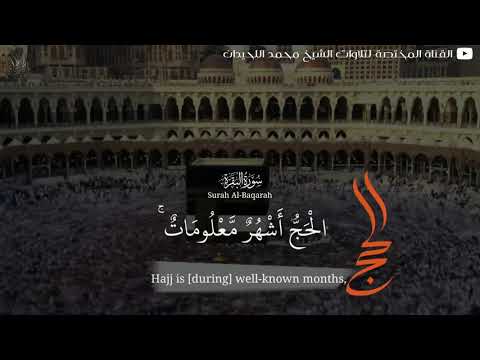 الحج أشهر معلومات الشيخ محمد اللحيدان ترتيل