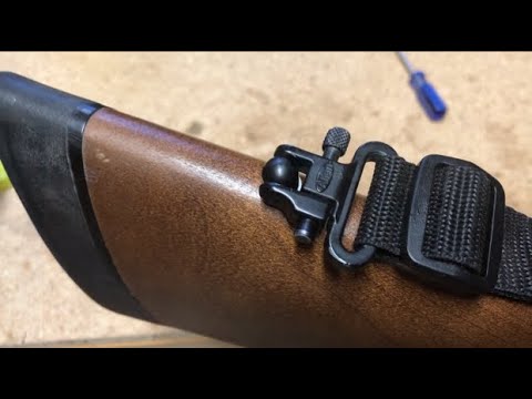 How to Install Sling Swivel Studs in a Riflestock