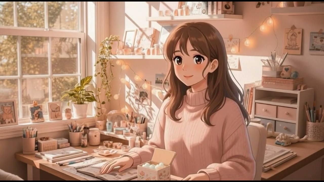 Pastel Stationery Haul ASMR ✨ Ghibli Style Unboxing & Organizing | Cozy Desk Sounds (No Talking)