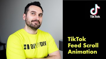 TikTok Feed Scroll Animation in CSS and JS