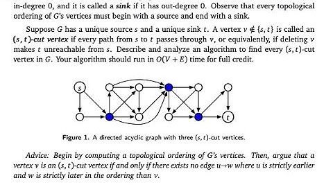 Let G = V,E be a directed acyclic graph DAG  A vertex is called a source if it has an in degree of 0