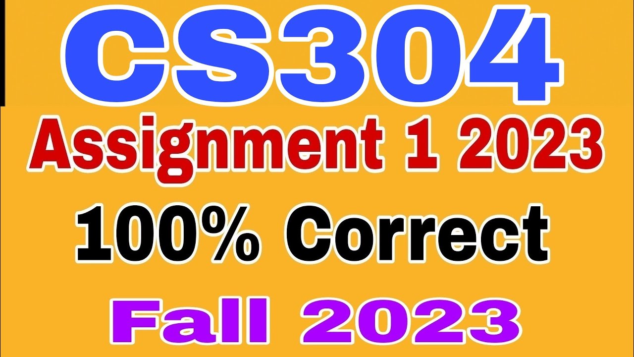 cs304 assignment 1 2023
