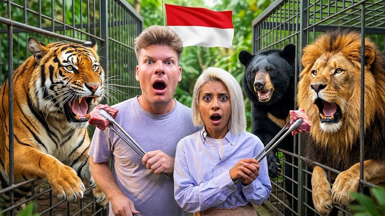 FACE TO FACE WITH DANGEROUS ANIMALS IN JAVA, INDONESIA 🇮🇩