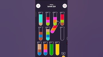 Color Water  Puzzle Sort Video❤️Level 234 #games #puzzle #gameplay #watercolorsort #puzzlegame