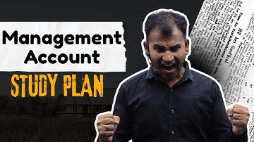 Management Account | Study Plan | BCom (p/h)