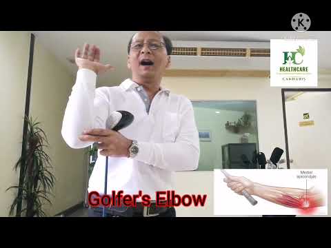 #เจ็บข้อศอก Golf&rsquo;s Elbow เกิดจากการ ตีกอล์ฟหายได้ด้วยตัวคุณเอง