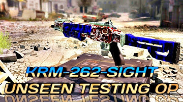 KRM-262-SIGHT UNSEEN TESTING IN PUBLIC GAMEPLAY CALL OF DUTY MOBILE