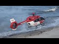 Spectacular Beach Take off | Rescue Helicopter Christoph 47 on the Island Usedom