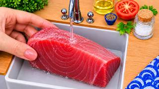 Recipe for Seafood Lovers 🐠 How To Make Miniature Tuna Fish Curry 😳 Soft Baking