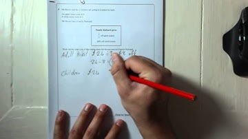 Edexcel GCSE Paper 1 June 2014 Question 4 - Functional Fractions and Percentages