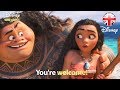 DISNEY SING-ALONGS | You're Welcome -  Moana Lyric Video | Official Disney UK